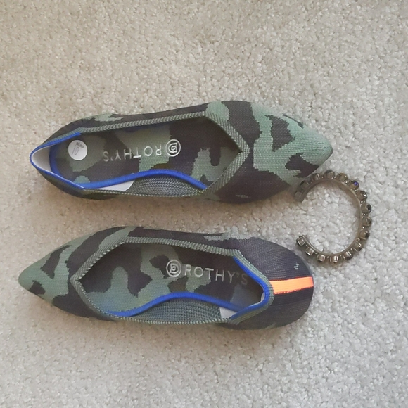 Rothy's Shoes - Rothys camo point flats 10